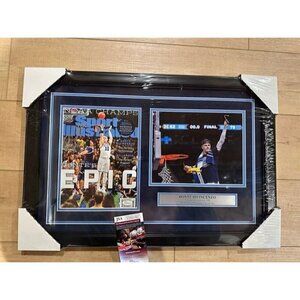 Donte Divincenzo signed autographed Villanova Sports Illustrated framed JSA